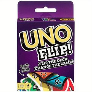 TEMU UNO 플립 카드 게임 매텔 게임 와일드 카드 UNO Flip (와일드 카드 Uno)