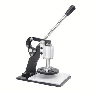 TEMU 수동 가죽 펀칭 머신 - DIY 가죽 작업용 조절 가능한 펀칭 헤드가 있는 헤비듀티 메탈 공예 도구, 패브릭 커팅 및 스탬핑 - 정밀 펀칭과 스탬핑을 위한 휴대용 핸드헬드 디자인, 견고한 구조의 가죽 작업 도구