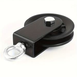 TEMU 조절 가능한 저항과 부드러운 롤링 베어링이 있는 헤비듀티 블랙 풀리 시스템 스트렝스 트레이너 - 모든 피트니스 레벨을 위한 홈짐 운동기구, 내구성 강한 필업 훈련용 풀리