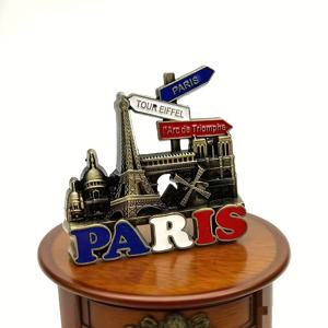 TEMU 새로운 파리 여행 기념품 필수 수집용 냉장고 자석, 친구를 위한 의미 있는 여행 선물, 파리 랜드마크가 있는 완벽한 장식용 자석 스티커, 여행 수집가를 위한