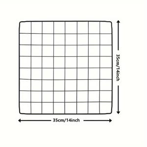 TEMU 1pc 금속 사진 벽 그리드 패널 - 장식용 철 사진 디스플레이 랙, 35.56x35.56cm 또는 45.72x35.56cm, 홈 데코용 와이어 그리드, 사진, 장식품, 녹색을 걸 수 있는 완벽한 제품, 사진 디스플레이 랙 | 현대 홈 데코 | 내구성이 뛰어난 금속 랙, 사진 벽 장식, 클립 사진 홀더