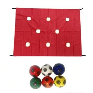 TEMU 1세트 홀 타프 팀 빌딩 게임, 직장 그룹 활동용 6개 공이 포함된 재미있는 학습 팀 빌딩 게임, 팀 빌딩 게임, 팀 빌딩 도전, 팀 빌딩 운동, 이벤트 조직, 기업 팀워크, 재미있는 학습, 인터랙티브 디자인, 견고한 구조, 재사용 가능한 액세서리, 야간 조명 프로젝터, 스포츠 트레이너, 소규모 그룹 게임