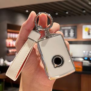 TEMU 볼보 S60 S90 XC40 XC60 XC90 V60 V90 T6 T8 자동차 액세서리 원격 셸 보호 가방 키 버클 포함 TPU 자동차 키 케이스 커버