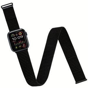 TEMU 애플워치 38mm-49mm & SE/Ultra/시리즈1 호환 통기성 나일론 스트레치 발목/팔 밴드, 탱글 클라스프 잠금장치, 혼합 컬러 스포츠 스트랩 여성&남성용, 액티브웨어 기어, 피트니스 액세서리, 세련된 스포티 디자인, 내구성 있는 스포츠 워치밴드, 운동용 액세서리, 모던한 시계줄, 가벼운 소재, 조절 가능한 스트랩