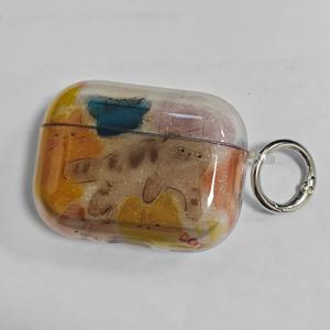 TEMU 화려한 그라데이션의 사랑스러운 고양이 디자인, 아이폰 케이스에 완벽, for AirPods 1/2/3/4에 적합, for AirPods Pro, for AirPods Pro 2, Pro3 (스트랩 포함)에도 적합