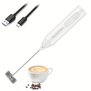 TEMU 1개 CREATEPRO 3단계 속도 조절 충전식 자동 핸드헬드 우유 거품기, 카푸치노, 프라페, 말차, 핫초콜릿 & 커피 크리머용 전동 우유 거품기