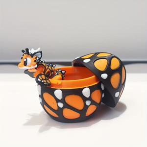 TEMU 3D 프린팅 귀여운 잠자리 & 알 모델 플라스틱 데스크탑 조각 장식, 크리스마스 할로윈 가을 홈 데코 컬렉터블 피규어, 휴일 선물