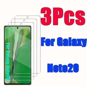 TEMU 삼성 갤럭시 노트20용 0. 강화유리 보호필름 3개 세트, 삼성 갤럭시 노트20 스크린 프로텍터 강화 유리 필름