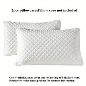 TEMU 2/1pc 세층 베개 코어 격리 층, 호텔 베개 케이스, 가족 성인 통기성 두꺼운 베개 케이스, 보호 베개 코어 격리 층 베개 케이스, 침샘 방지 베개 크기 48 * 74Cm/18.9 * 19.13Inch