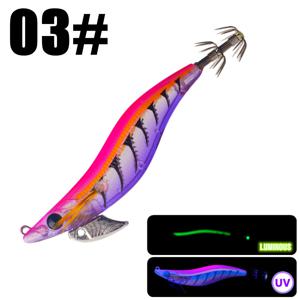 TEMU 그린스파이더 루미너스 오징어 미끼 - 90mm/13.5g EGI 야광 인공 바다 낚시 루어, 3중 트레블 훅 포함, 리얼리스틱 눈 & 꼬리, 문어·오징어용, 멀티컬러 (핑크, 그린, 블루, 퍼플) 해수낚시 루어, 디테일 패턴, 고품질 훅, 전문 어부용
