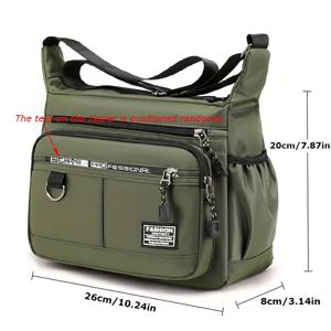 TEMU 남성용 대용량 백팩 - 튼튼한 비즈니스 & 캐주얼 크로스바디 백, 다중 수납 공간, 조절 가능한 스트랩, 지퍼 잠금 - 데일리 백팩