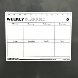 TEMU 주간 플래너가 있는 자석 화이트보드 - 지우기 가능한 냉장고 메시지 보드, 자석 스티키 노트 및 홈 오피스 정리용 장식 화이트보드, 냉장고용 자석 화이트보드, 레진 어젠다, 자석 주간 플래너, 대형 냉장고 플래너, 지울 수 있는 캘린더, 스티키 화이트보드 플래너, 월별 플래너