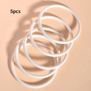 TEMU 5개 DIY 원형 세트, 장식용 공예 액세서리, 차량 장식, 직조 재료, 가방 손잡이, 핸드백 액세서리, 플라스틱 소재, 8.5cm, 뜨개질 액세서리 및 재료, 뜨개질 마커, 크로셰 액세서리, 크로셰 재료