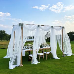 TEMU 164피트 긴 화이트 쉬폰 롤, 전원 불필요 - 웨딩 배경, 기념일 장식, 계단 장식 및 파티 연출, 이벤트 스타일링, 장식용 드레이프, 로맨틱한 분위기, 가벼운 소재, 섬세한 질감, 장식용 롤, 배경 소재, 홈 데코레이터, 이벤트 플래너