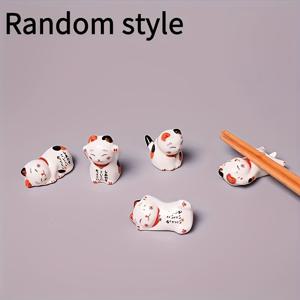 TEMU 일본식 젓가락 받침 5개 세트, 발렌타인데이/추수감사절/부활절 장식 - 침실, 거실, 욕실, 주방에 완벽한 기능성 식기 거치대, 홈 데코, 테이블 세팅, 선물용