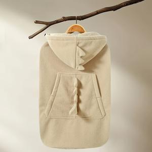 TEMU 아기 공룡 세례 가운 & 망토 - 방풍 올시즌 후드 클로크, 세례복, 유모차용 담요 (그린/베이지)