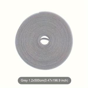 TEMU 재사용 가능한 케이블 타이 & 코드 정리 테이프 - 헤비듀티 다목적 와이어 관리 스트랩, 미끄럼 방지 내구성 접착제 없는 바인딩, 컴퓨터, TV, 가정 및 사무실 케이블, 전선, 충전기용 (잔여물 없는 제거) - 코드 랩 솔루션