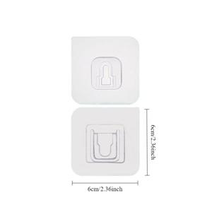 TEMU 2개 세트 엄마와 딸용 후크, 무흔적 무드릴 플러그 후크, 강력 접착 라우터 벽걸이 후크, 정리용 후크, 욕실 트레이