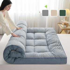 TEMU 감성 매트리스 원룸 자취방 롤링 매트리스 침대 바닥 격자무늬 매트