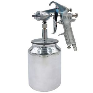 TEMU 에어 도색 스프레이건 세트 W-77 흡상식 페인트 분사기 후키 후끼 건 1200cc