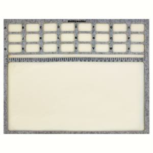 TEMU 1개 비즈 매트, 보석 제작용 소프트 비즈 매트, 개별 그리드 비즈 보드 트레이