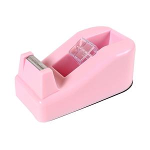 TEMU 1개 핑크 테이프 디스펜서 사무실용, 귀여운 데스크 디스펜서 포장용 보관용 투명 테이프 그린 데스크탑 테이프 디스펜서 할로윈, 추수감사절 및 크리스마스 선물, 부활절 선물 등