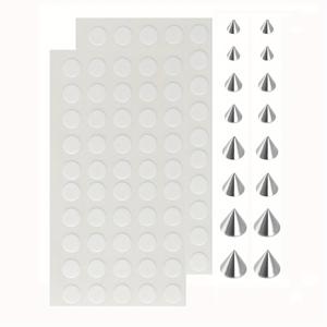 TEMU 2세트 스티커 비피어싱 바디 쥬얼리 라이트 베이지 피어싱 스테인리스 스틸 눈썹 링 입술 라브렛 스터드 교체용 볼