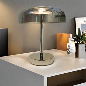 TEMU 금속 LED 책상등, 현대적인 전환형 스타일의 사무실/거실/홈/식당/침실/복도/입구용 사모크그레이 램프, 거실 조명기구, 테이블 램프, 침실을 위한 탁자등, 방 조명, 거실 라이트, 복도 조명, OA 공간 가로등, 세련된 디자인의 Minimalist 브러시드메탈 소재 조절 가능한 Task Lighting|식탁조명