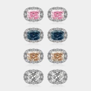 [톨토이즈] [단독] [Silver925] Blenheim Cushion Petit Earrings (4COLORS)