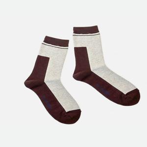 [옐로우삭스] 컬러웨이 브라운