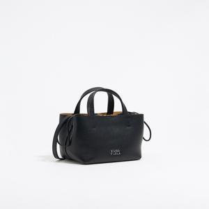 [빔바이롤라] [25SS] 빔바이롤라 미니 블랙 레더 치와와 백 B255AIB027