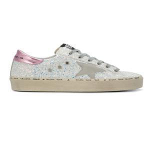 [골든구스] 14주년 여성 하이스타 아이스 글리터 로우탑 G33WS945 A4