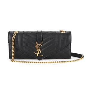 [생 로랑] 생로랑 600195 BOW91 1000 카산드라 모노그램 마틀라세 엔벨로프 금장 스몰 체인 숄더백