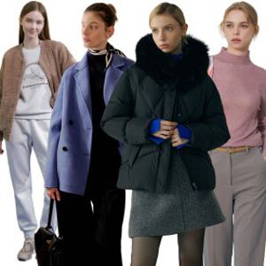 [홈쇼핑 HIT]25FW 겨울 구스다운 아우터/경량/블라우스/티셔츠/니트/팬츠 등 데일리 세트 상품 세일!