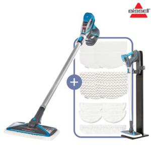 비쎌 슬림 스팀청소기 AllInOne 패키지 (정품걸레16P+거치대 추가구성)