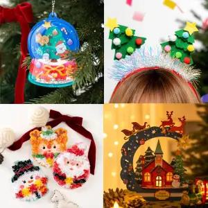 크리스마스 무드등 만들기 선물 장식 소품 키트 겨울 DIY 모음