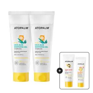 아토팜 키즈 시카 알로에 수딩젤 250ml 2개 GIFT) 허니로션20ml+이지워시선로션10ml