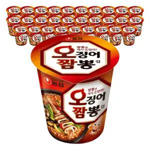 농심 오징어짬뽕컵 67g, 30개
