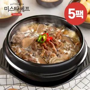 [미스타셰프] 버섯뚝배기불고기 400g x 5팩 /2세트구매시 육개장 증정