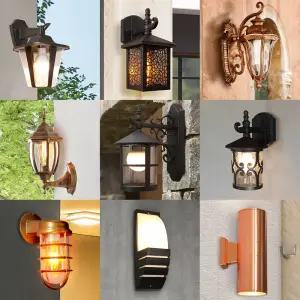 가본조명 야외 문주 직부 실외등 외부 벽등 조경 정원 테라스 펜션 카페 조명