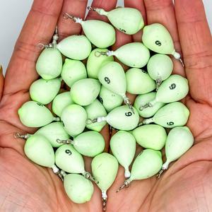 국산 영진조구 야광물방울추 1호 2개가격 야광싱커 갑오징어 문어 쭈꾸미 봉돌