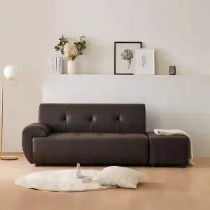 동서가구 컨셉트 PU가죽 3인용 소파 DF901086