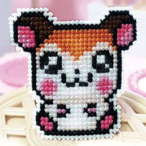 십자수 - 햄님 핸드폰고리 / DIY 키링 만들기 패키지 세트