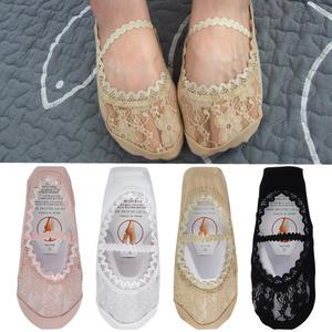 레이스 여자덧신 발등 끈덧신 망사 레이스 페이크삭스