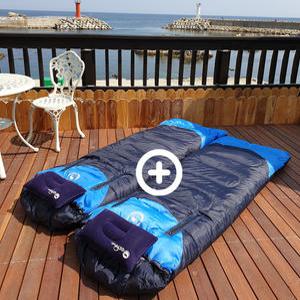 카멜 입는 침낭 2개 사계절 손이 자유로운 캠핑 낚시 경량 이불 차박