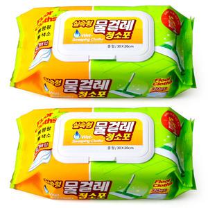 물걸레청소포 실속형 중형 30X20cm 30매 2팩