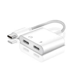 C타입 듀얼젠더 이어폰 충전 및 음악 동시어댑터