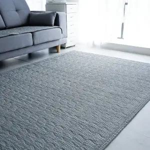 [인룸]노이즈 시어서커 누빔러그 100x150