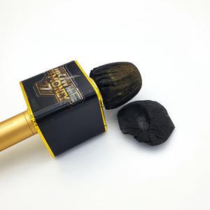 일회용 마이크커버 노래방 마이크 덮개 블랙 2p