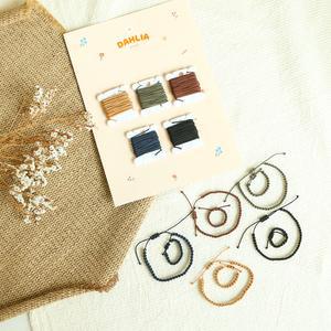 실반지 & 실팔찌 만들기 세트 X10 대용량 DIY 키트 6type [Dahlia 소원 매듭 커플 우정 팔찌 반지 재료]